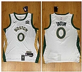 Celtics 0 Jayson Tatum White Nike 2023-24 City Edition Swingman Jersey,baseball caps,new era cap wholesale,wholesale hats